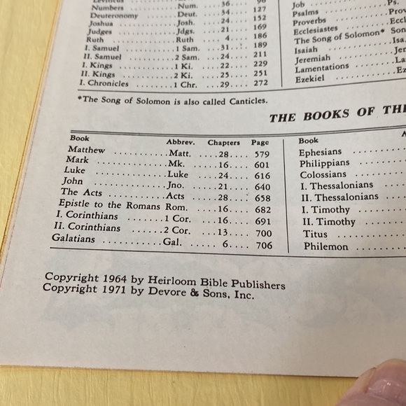 Vintage 1971 Heirloom Bible Publishers King James Heirloom Bible! - Picture 11 of 13